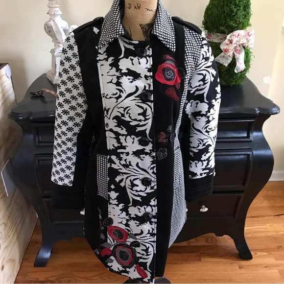 ▪️Moka Sport Mixed Pattern Coat - Picture 1 of 16
